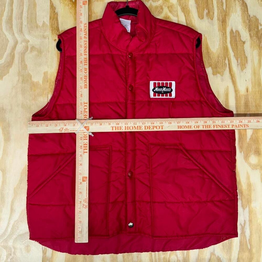 Large - Vintage 1990s Moor Mans Puffer Vest View 2